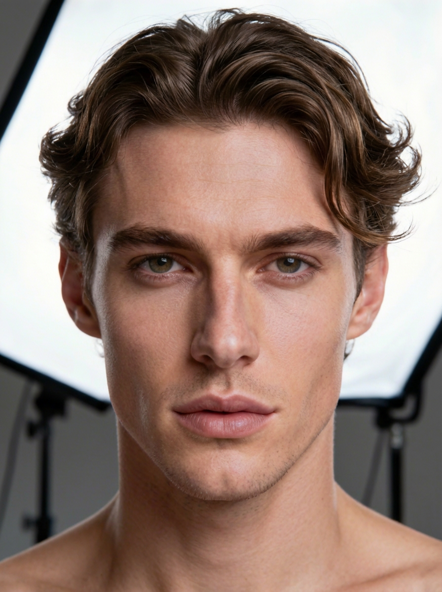 Slightly Wavy Hairstyle